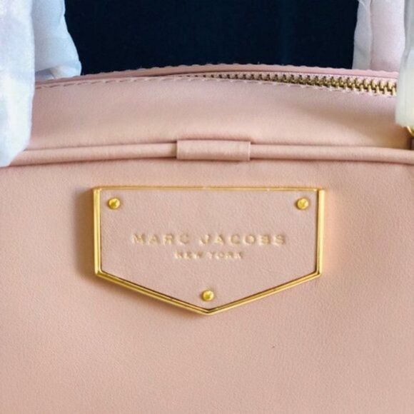 Marc Jacobs Voyager Leather‎ Mini Satchel, Luxury Italian Leather, Pink, NWT - Picture 8 of 16